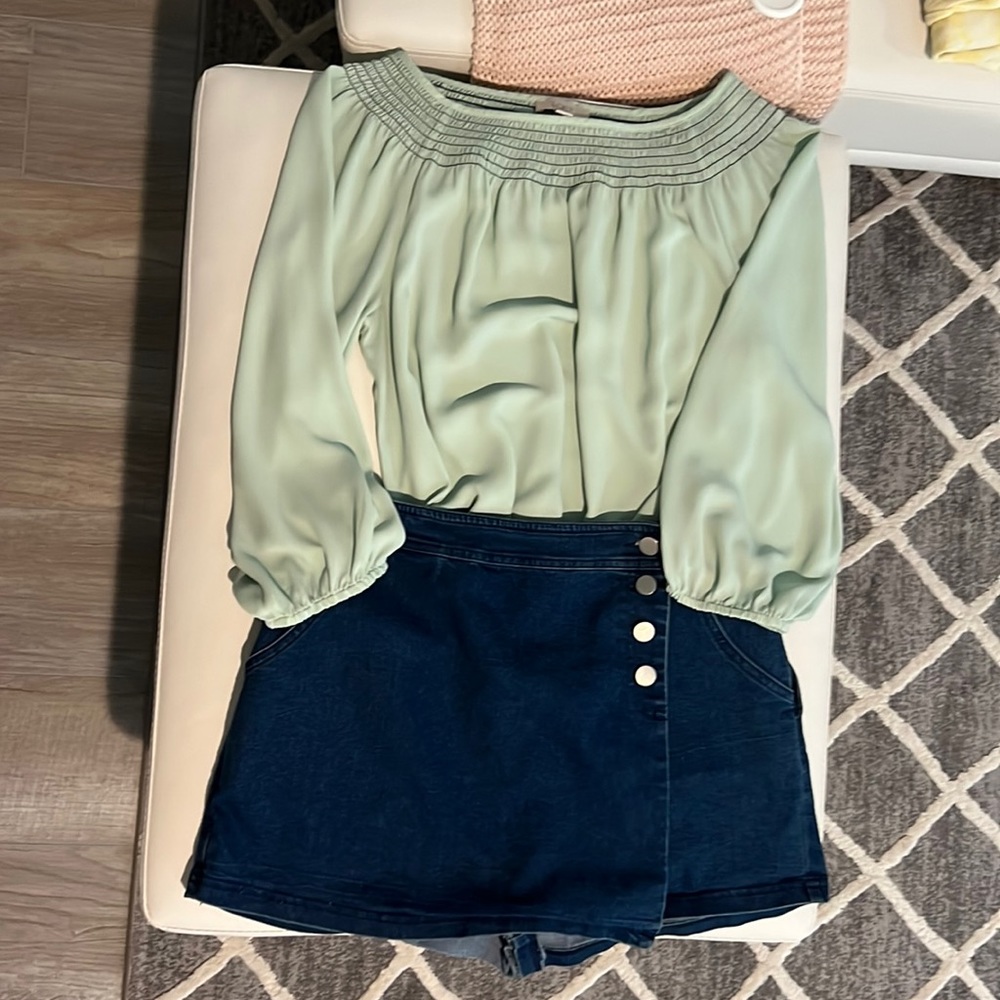 Wild Honey Denim skort